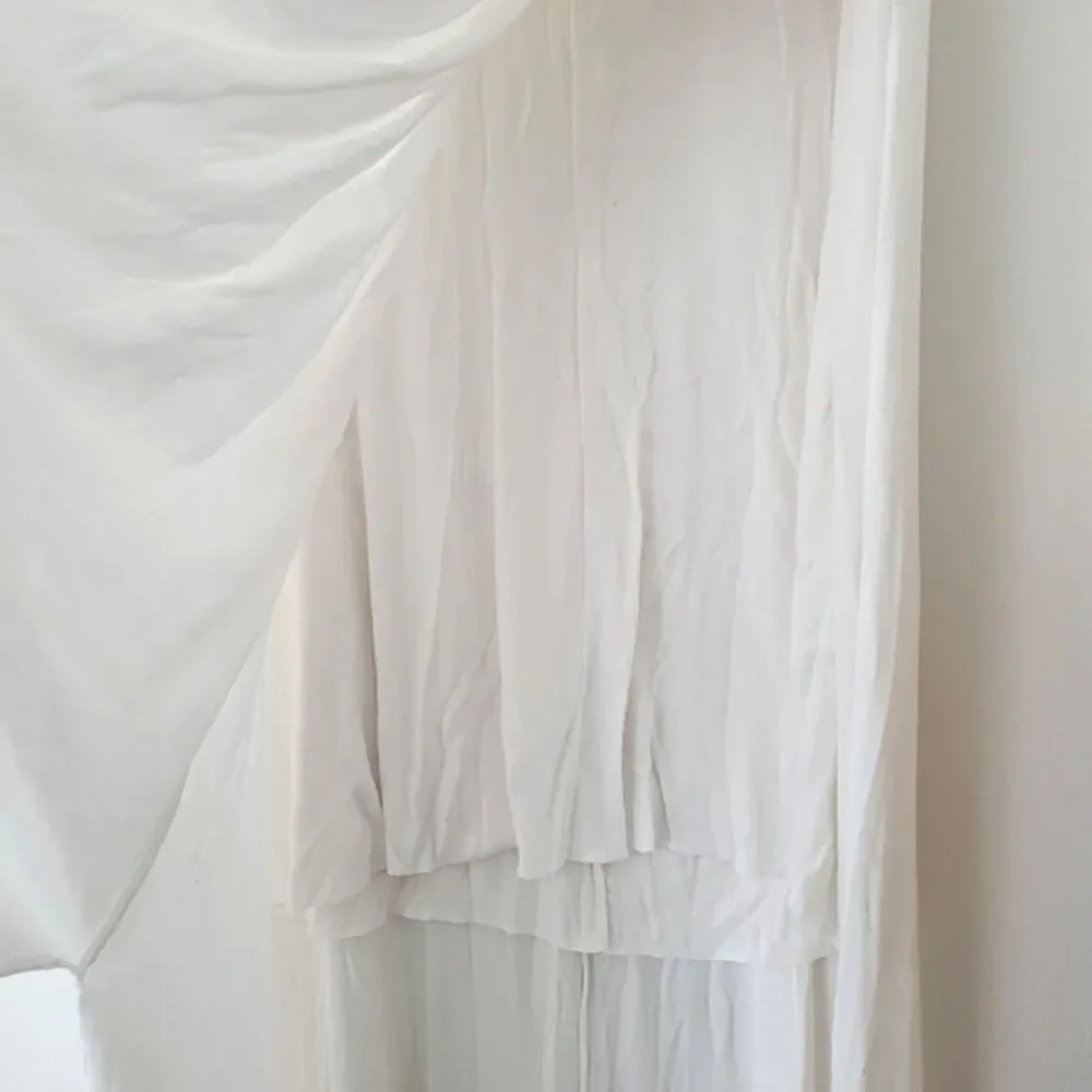 Free People White Maxi Dress Ribbed Boho Beach Sleeveless Small - Picture 8 of 10